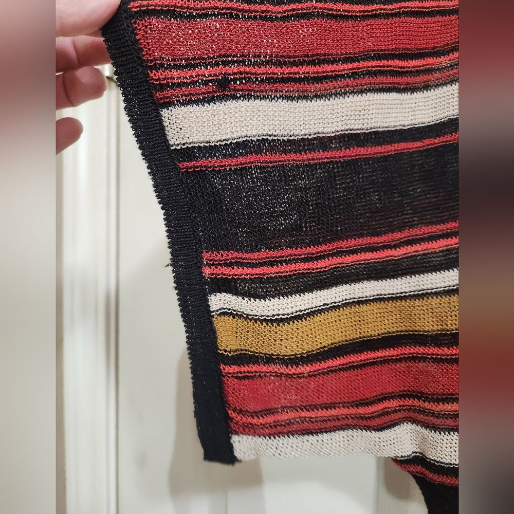 Zara knit Long Striped Tunic  Size XS-S   multi-coloured - Picture 9 of 11